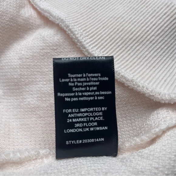 Current Air x Anthropologie Callan Cream Pullover Sherpa Hoodie 22445 - Picture 8 of 9